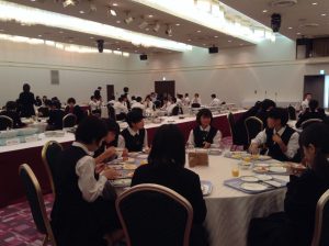 9月29日、函館国際ホテルでの朝食風景